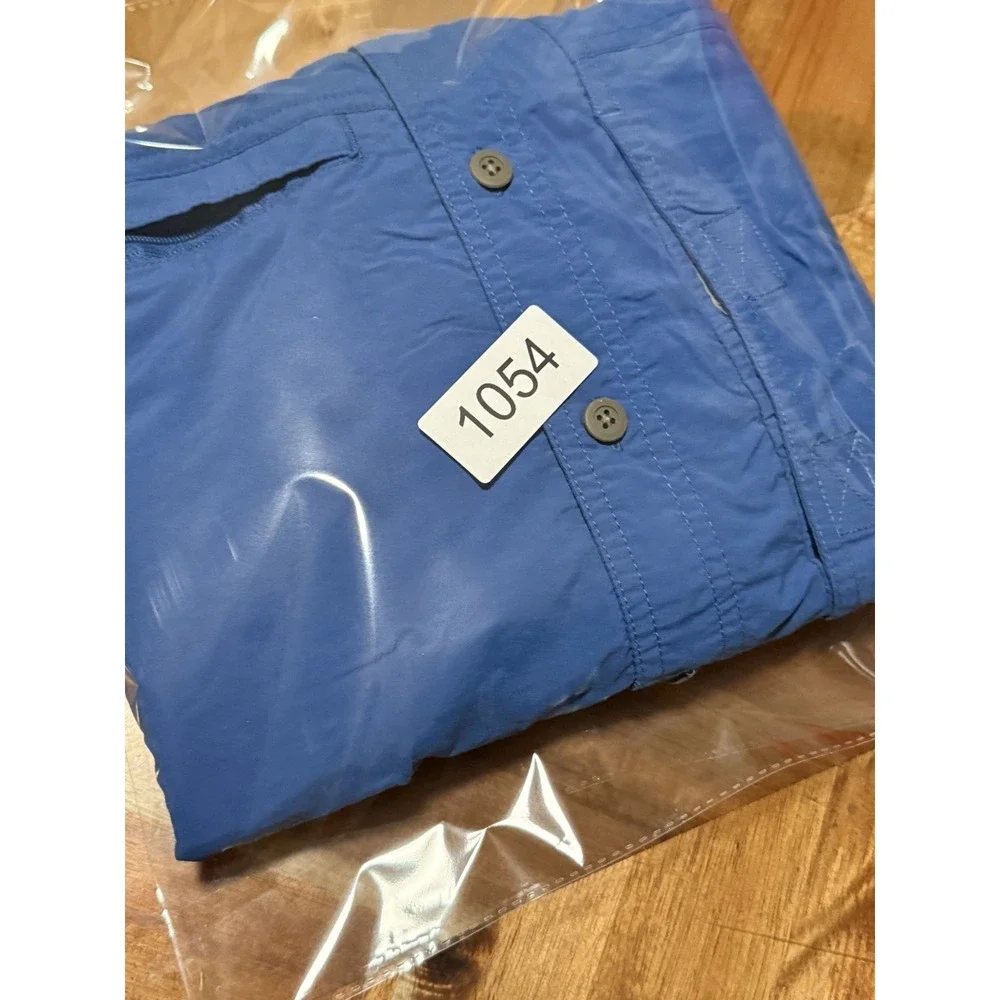 Mountain Hardware Shirt Mens‎ XL Blue Vented Button Up Outdoors Hiking Fish